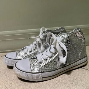 Balera Dancewear Solutions Silver High-Top Sneakers
